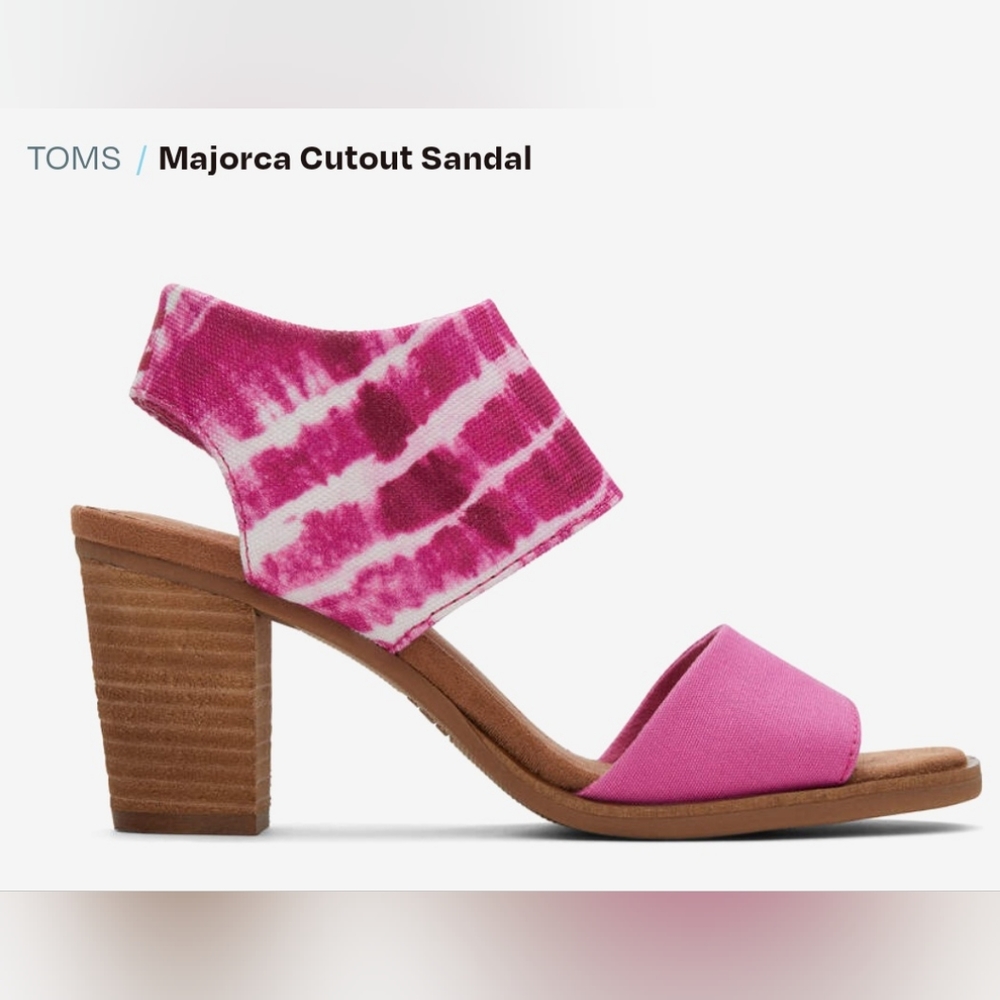 TOM'S Majora Cut-Out Sandal NWT!